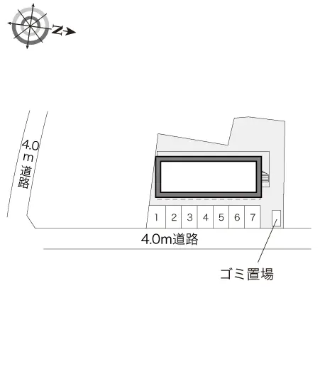 ★手数料０円★相模原市緑区相原６丁目　月極駐車場（LP）